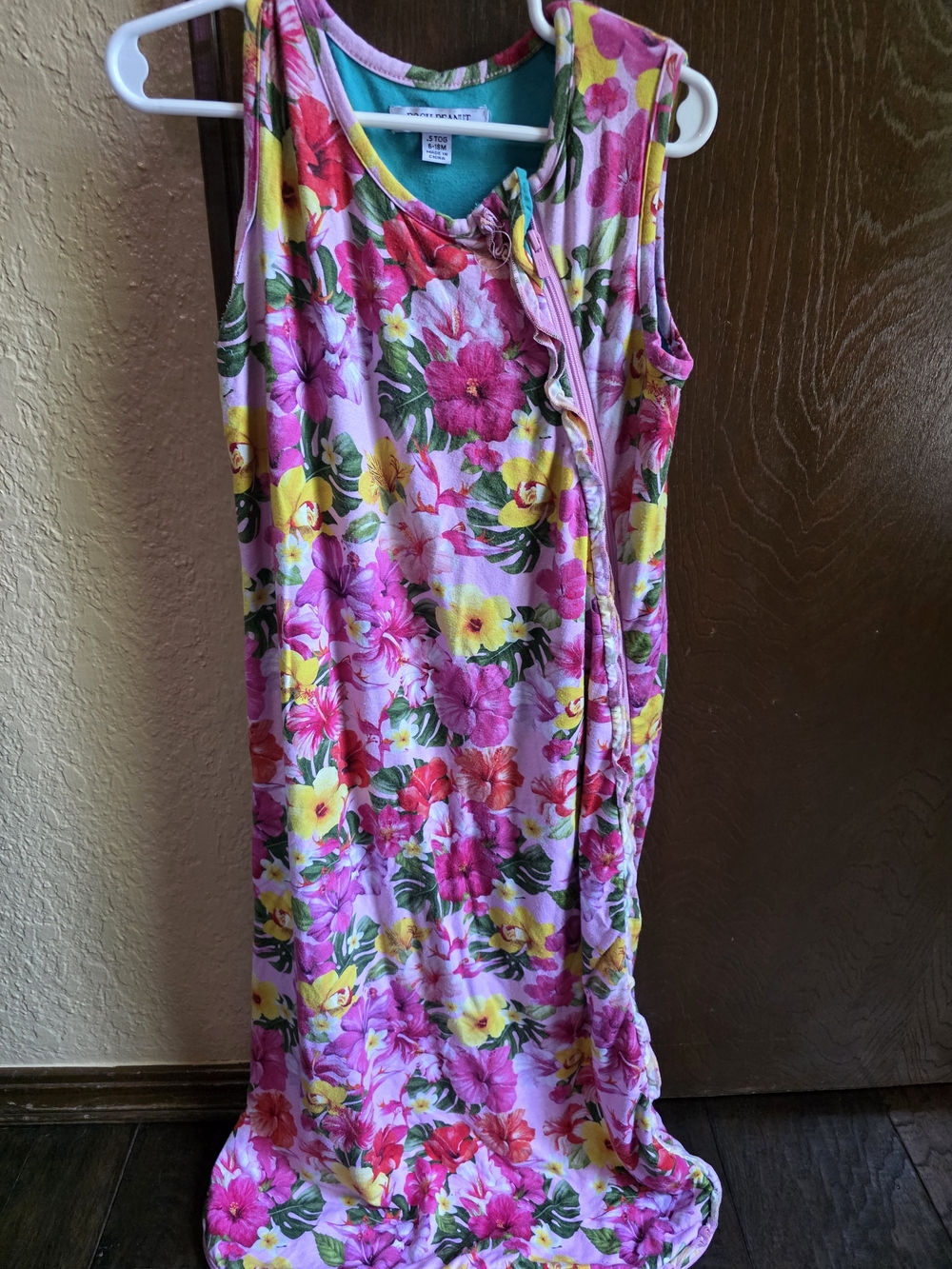 Posh Peanut Floral Sleep Sack Size 6-18 Months